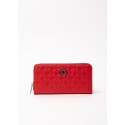 Kožená dámska peňaženka, červená