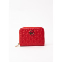 Dámska kožená peňaženka, červená